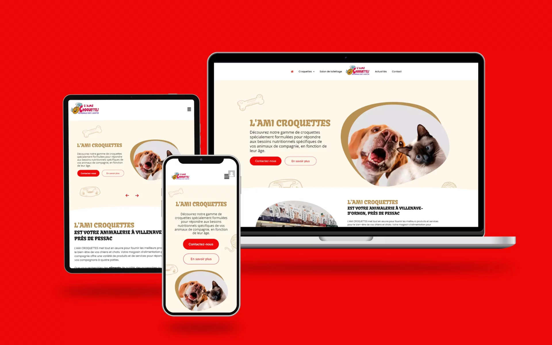 Bienvenue sur notre site web L’AMI CROQUETTES